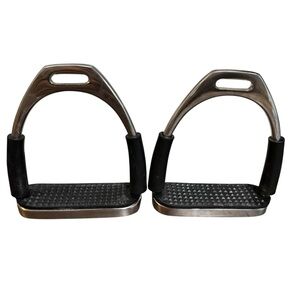 Equinez Stainless Jointed English Stirrup Irons Size 4.5” Footbed